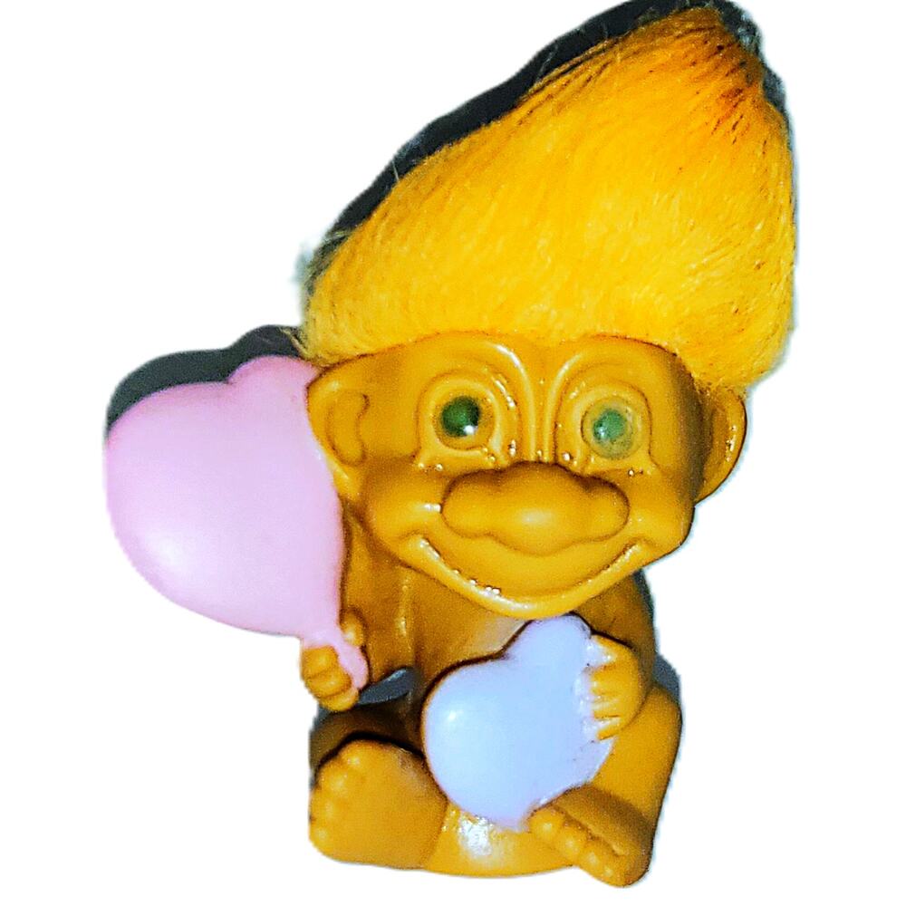 1990s Vintage Bee My Valentine Troll Doll By Russ